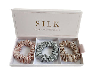 Silk Scrunchie Set