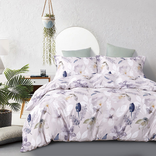 Elegance Quilt Cover w/ Pillow Sham 1200TC