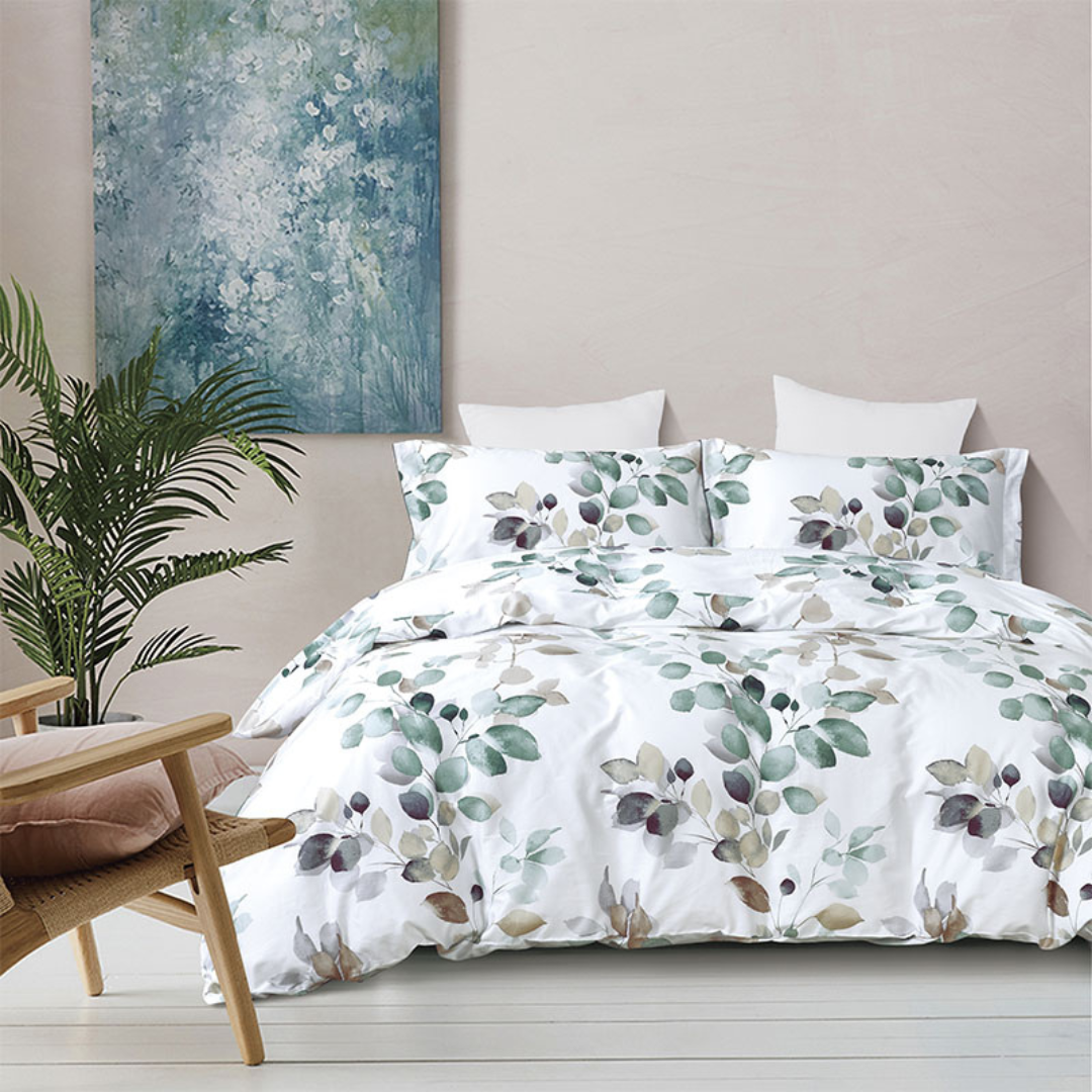 Elegance Quilt Cover w/ Pillow Sham 1200TC